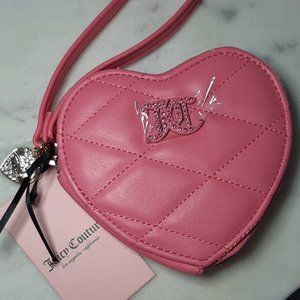 NEW Pink Heart Juicy Couture Wristlet